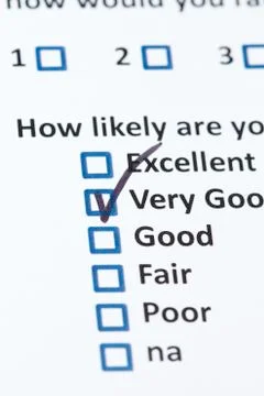 Customer survey Stock Photos