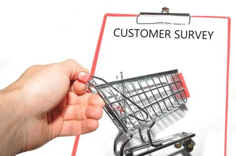 Customer survey Foto stock