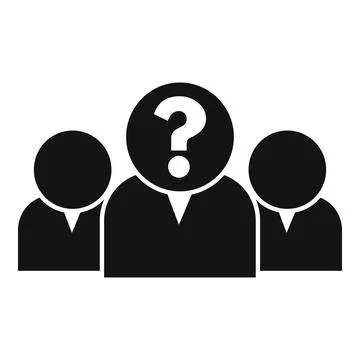 Customer team client icon simple vector. Search online business Ilustración de archivo