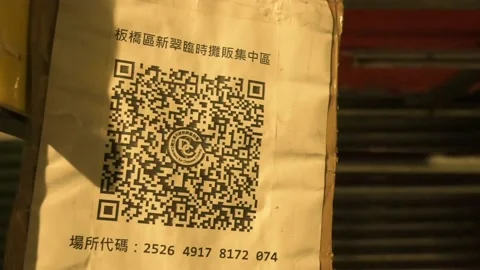 Customer tracking QR code for Taiwan 動画素材 156661961