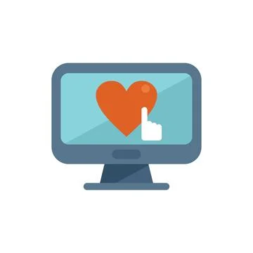 Customer trust icon flat vector. Credible review Stock Illustration