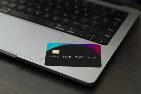 Customer using credit card for payment to owner business. cashless technolo.. Stock Photos