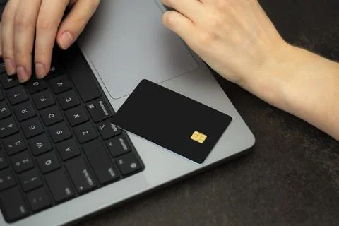 Customer using credit card for payment to owner business. cashless technolo.. Stock Photos