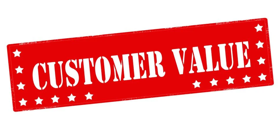 Customer value Ilustración de archivo