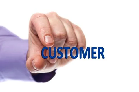Customer word Stock Photos