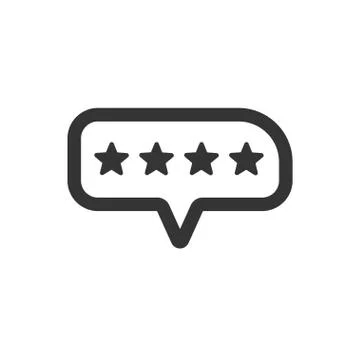 Customers Rating Icon Illustrazione stock