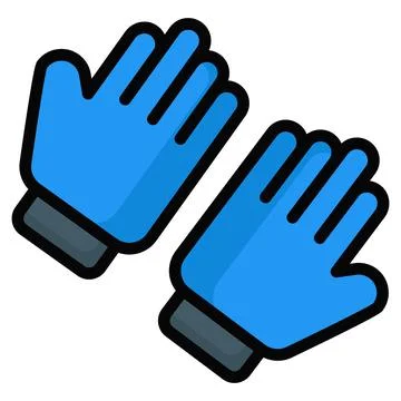 A customizable hand drawn icon of a content writing document. Illustrazione stock