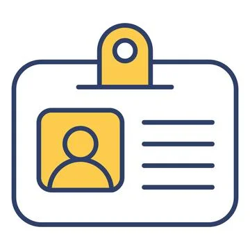 A customizable hand drawn icon of a content writing document. Illustrazione stock