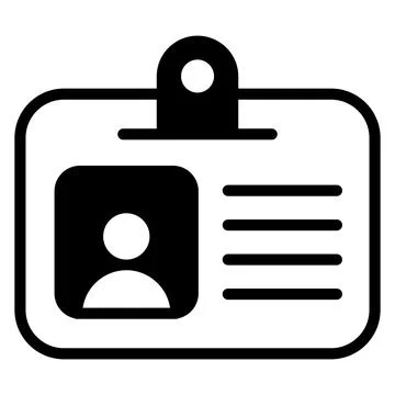A customizable hand drawn icon of a content writing document. Illustrazione stock