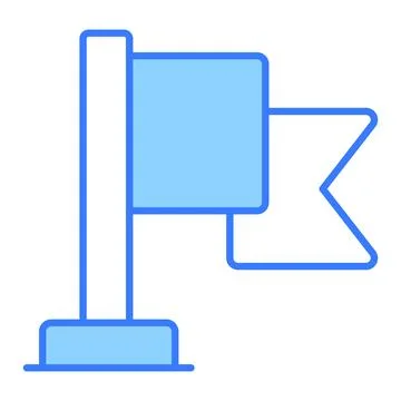 A customizable hand drawn icon of a content writing document. Illustrazione stock