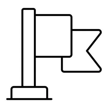 A customizable hand drawn icon of a content writing document. Illustrazione stock