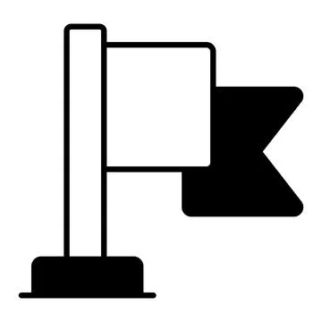 A customizable hand drawn icon of a content writing document. Illustrazione stock