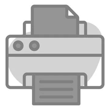 A customizable hand drawn icon of a content writing document. Illustrazione stock