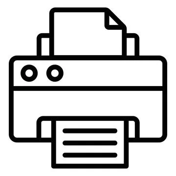 A customizable hand drawn icon of a content writing document. Illustrazione stock