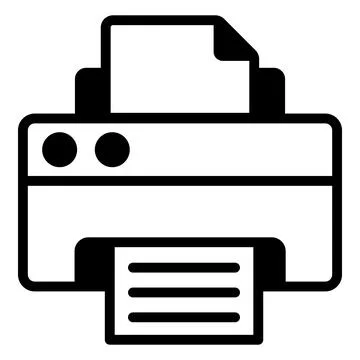 A customizable hand drawn icon of a content writing document. Illustrazione stock