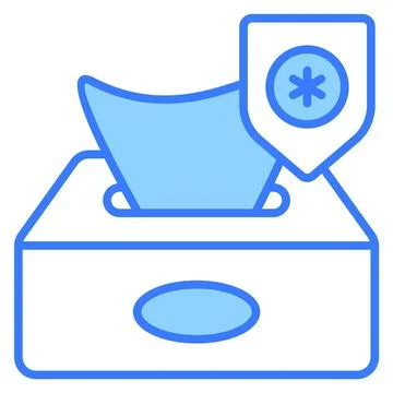 A customizable hand drawn icon of a content writing document. Illustrazione stock