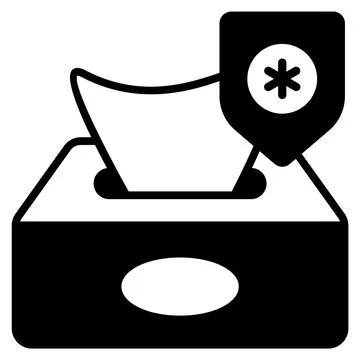 A customizable hand drawn icon of a content writing document. Illustrazione stock