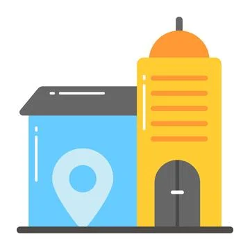 A customizable hand drawn icon of a content writing document. Illustrazione stock