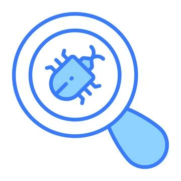 A customizable hand drawn icon of a content writing document. Illustrazione stock