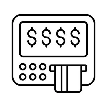 A customizable hand drawn icon of a content writing document. Illustrazione stock