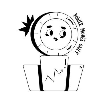 A customizable hand drawn icon of ui image placeholder 스톡 일러스트