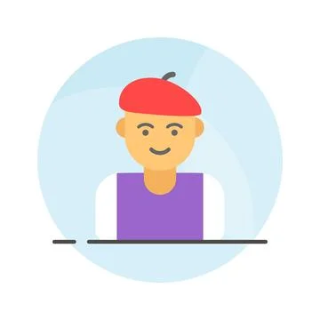 A customizable hand drawn icon of wireframe design editing Stock-Illustration