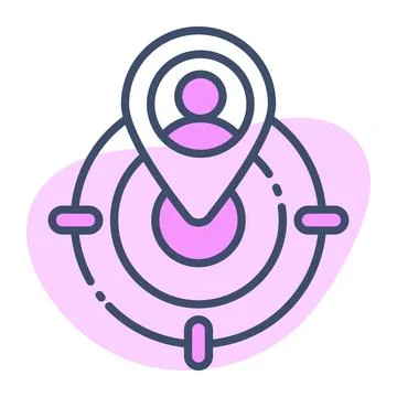 A customizable hand drawn icon of wireframe design editing Ilustración de archivo