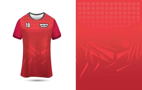 Customizable Jersey Background for Sublimation Printing. Stock Illustration