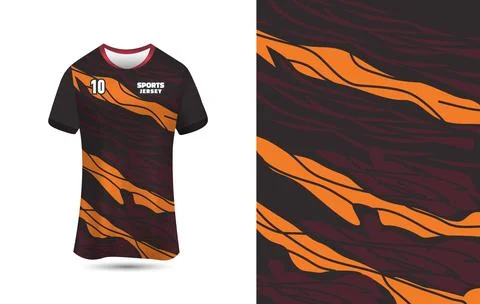 Customizable Jersey Background for Sublimation Printing Stock Illustration