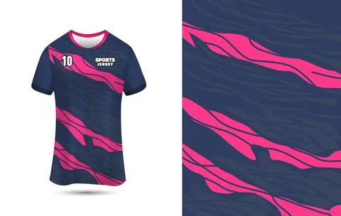 Customizable Jersey Background for Sublimation Printing Stock Illustration