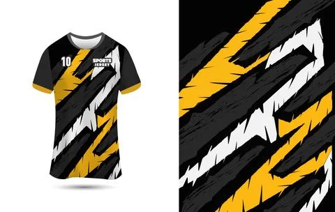Customizable Jersey Design Background for Sublimation Printing. Stock Illustration