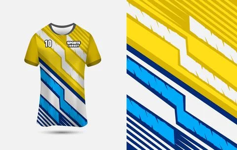 Customizable Jersey Design Background for Sublimation Printing. Stock Illustration