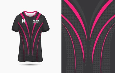 Customizable Jersey Design Background for Sublimation Printing Stock Illustration