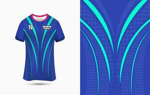 Customizable Jersey Design Background for Sublimation Printing Stock Illustration