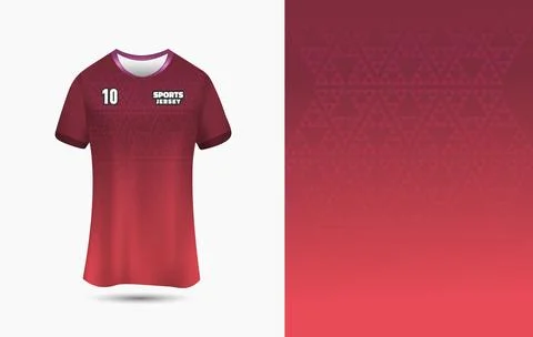 Customizable Jersey Design Background for Sublimation Printing Stock Illustration