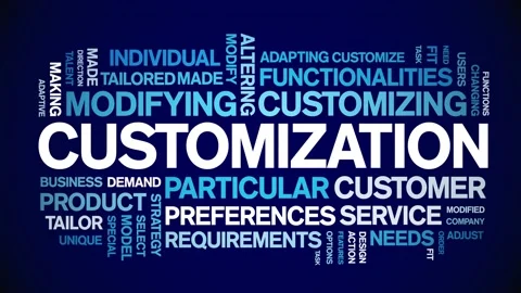 Customization animated word cloud,tag te... | Stock Video | Pond5