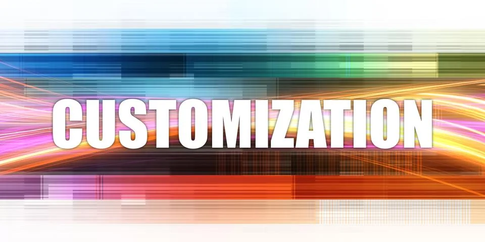 Customization Corporate Concept Stock Illustration