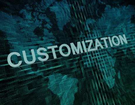 Customization Stock Illustration