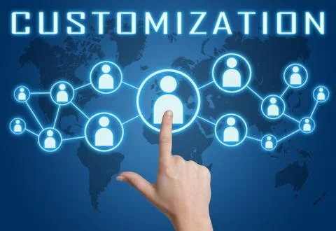 Customization Stock Illustration