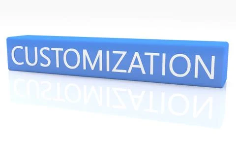 Customization 스톡 일러스트