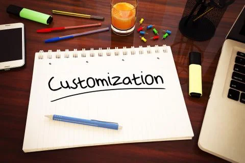 Customization Stock Illustration