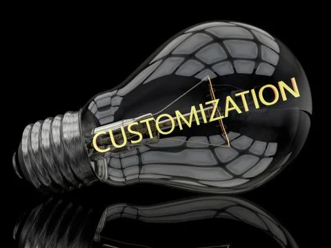 Customization Illustrazione stock