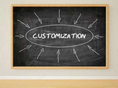 Customization 스톡 일러스트