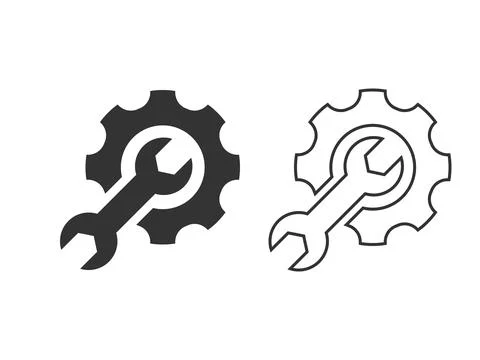 Customization, service, setting icon. Vector illustration. Stock Illustration