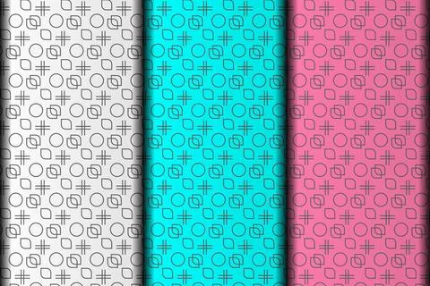 Customize eps seamless pattern design template. Ilustración de archivo