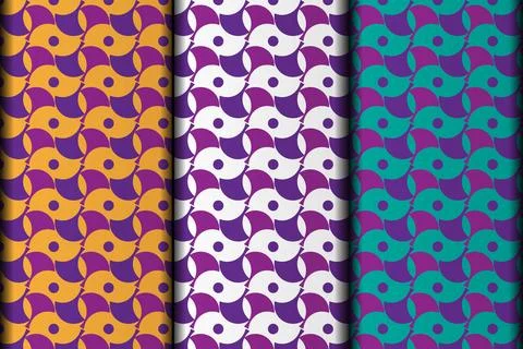 Customize floral pattern design template. Stock Illustration