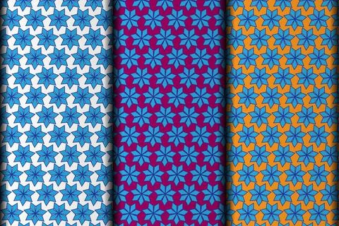 Customize floral vector eps pattern design element. Stock Illustration