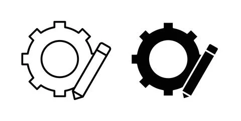 Customize icon Illustration designs pack for Webaging design Vector illustr.. Stock Illustration