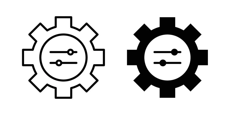Customize icon vector, symbol, logo illustrationsaging design Vector illust.. Stock Illustration