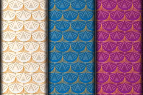 Customize vector pattern design element. Ilustración de archivo